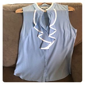 Calvin Klein Baby Blue Sleeveless Shirt